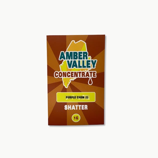 Indico - Purple Chem 1g Shatter - Amber Valley - 1