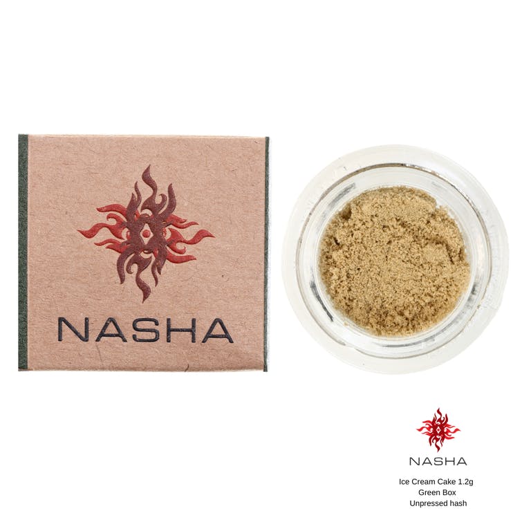 NASHA - Ice Cream Cake 1.2g Green Unpressed Hash (Coastal Prarie) - 1