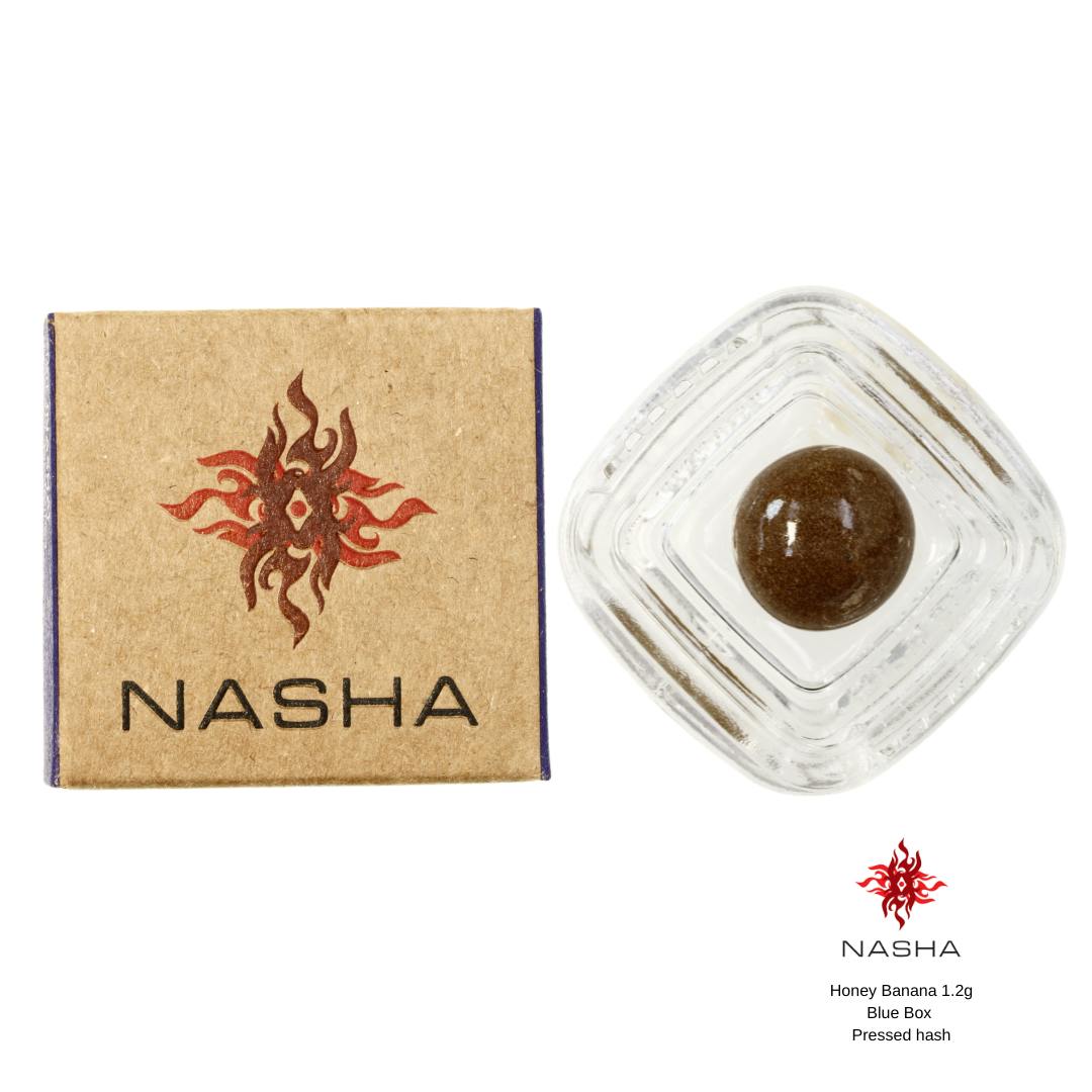 NASHA - Honey Banana 1.2g Blue Pressed Hash (East Mill Creek) - 1