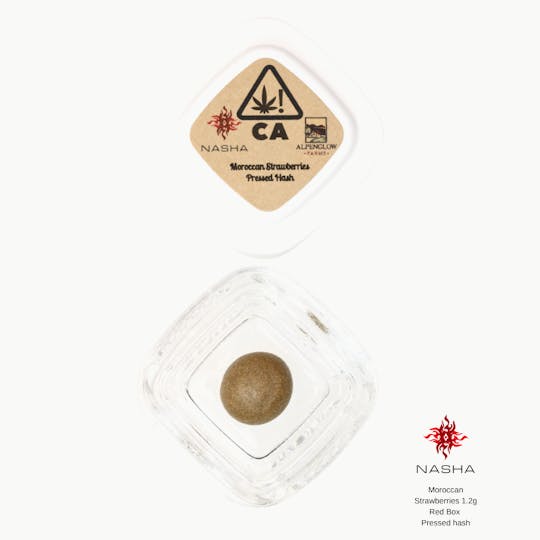 NASHA - Moroccan Strawberries 1.2g Red Pressed Hash - 1