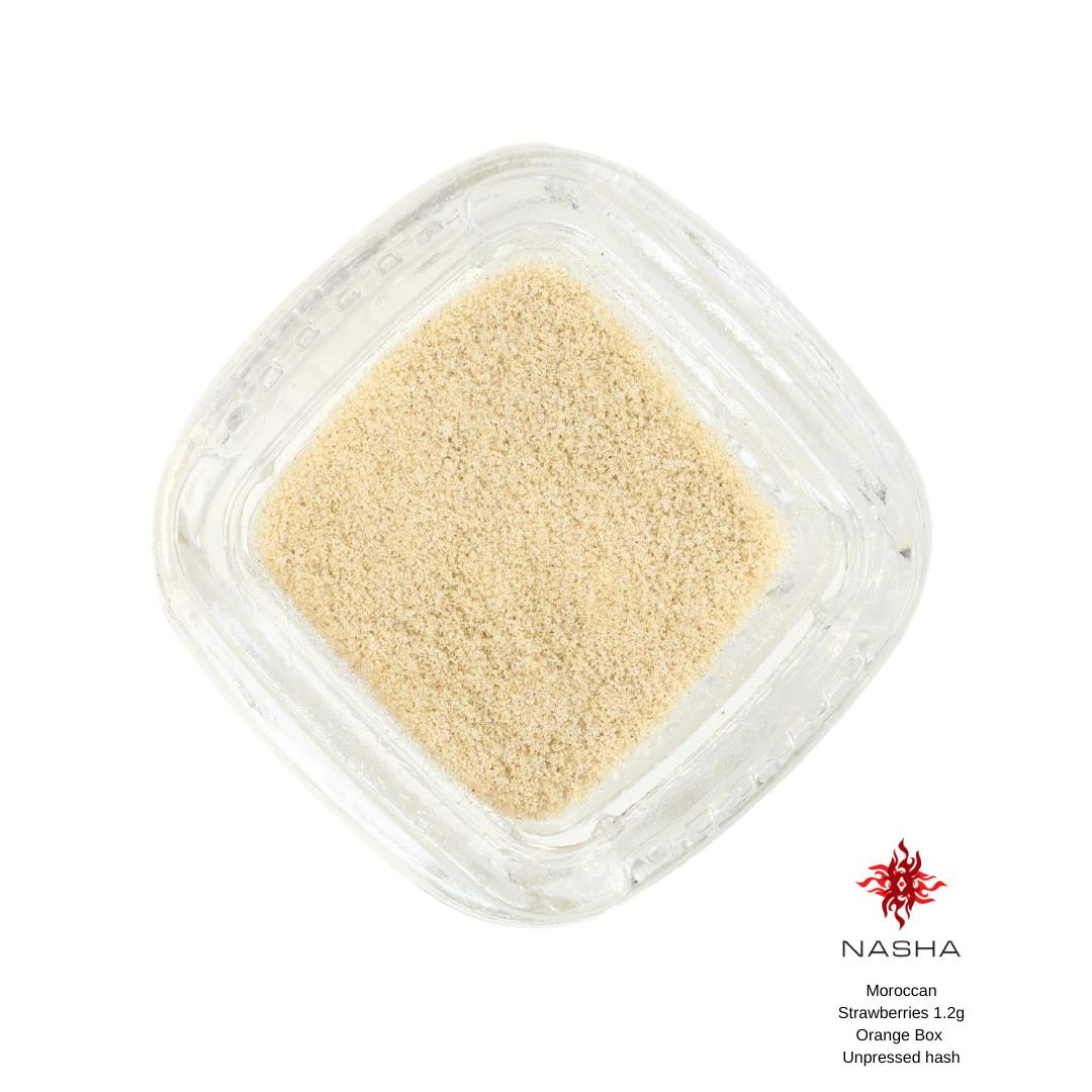NASHA - Moroccan Strawberries 1.2g Orange Unpressed Hash - 1