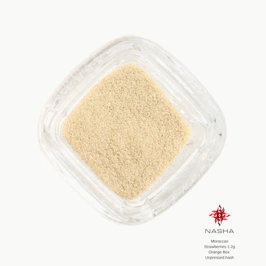 NASHA - Moroccan Strawberries 1.2g Orange Unpressed Hash - 1