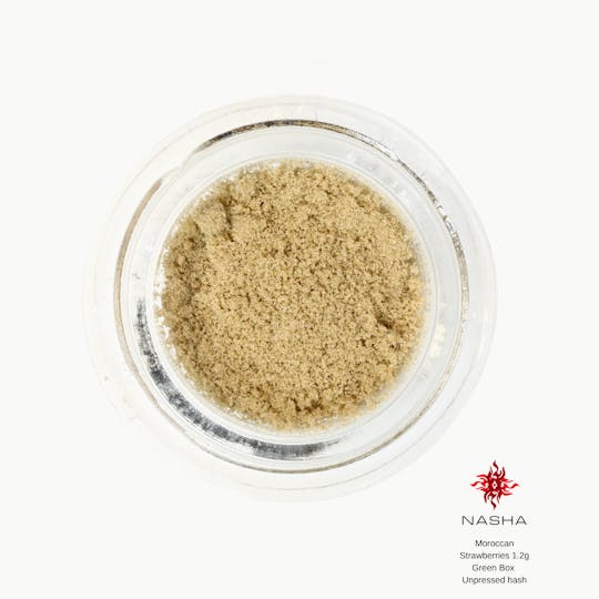 NASHA - Moroccan Strawberries 1.2g Green Unpressed Hash - 1
