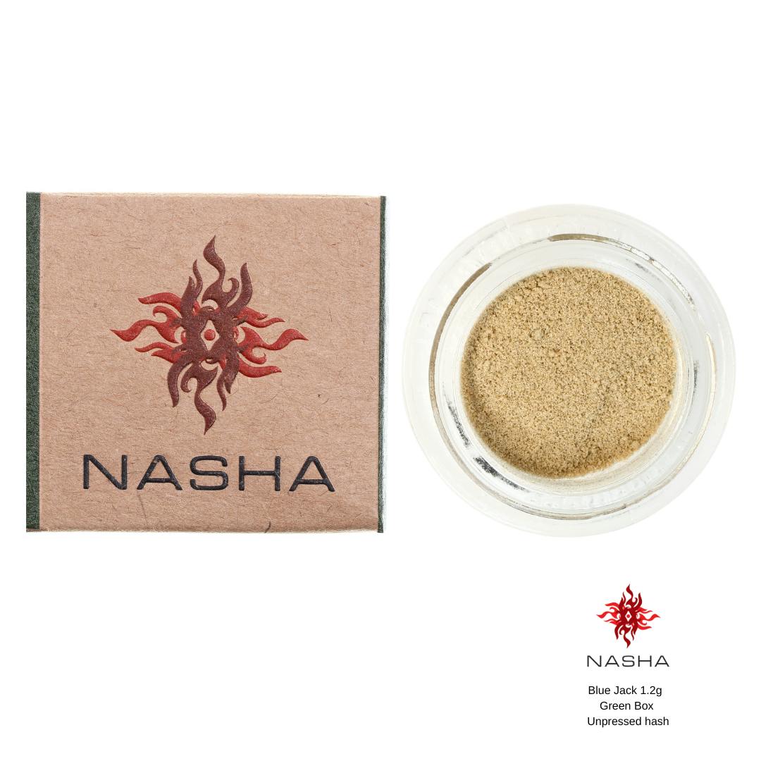 NASHA - Blue Jack 1.2g Green Unpressed Hash (Alpenglow) - 1
