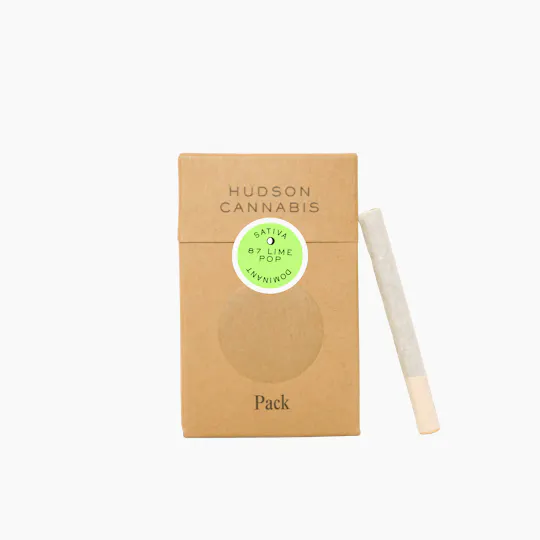 Hudson Cannabis - Hudson Cannabis| 87 Lime Pop| Minis| 7ct| 0.5g each - 1