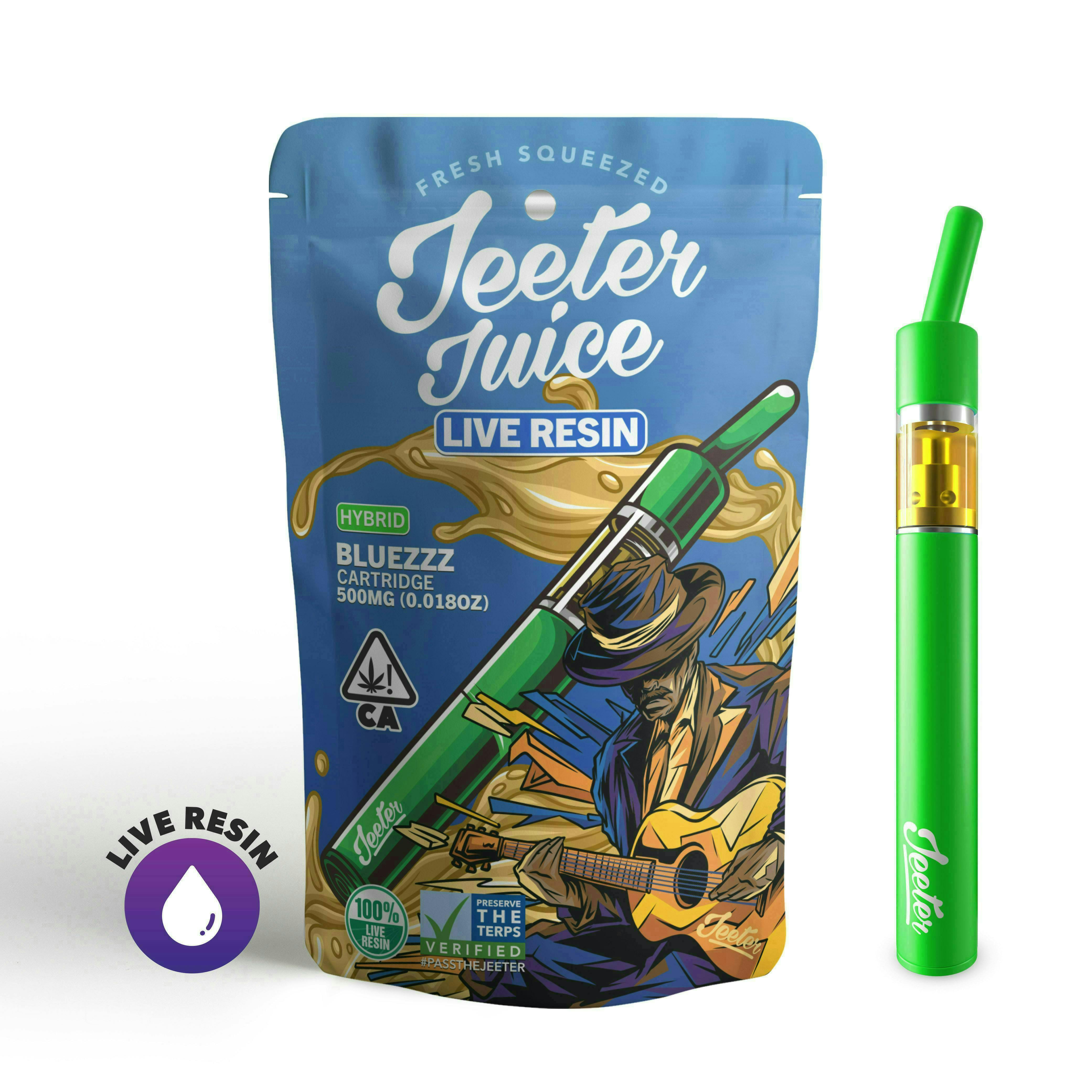 Jeeter - Jeeter | Bluezzz | Live Resin Straw Disposable | 0.5g - 1