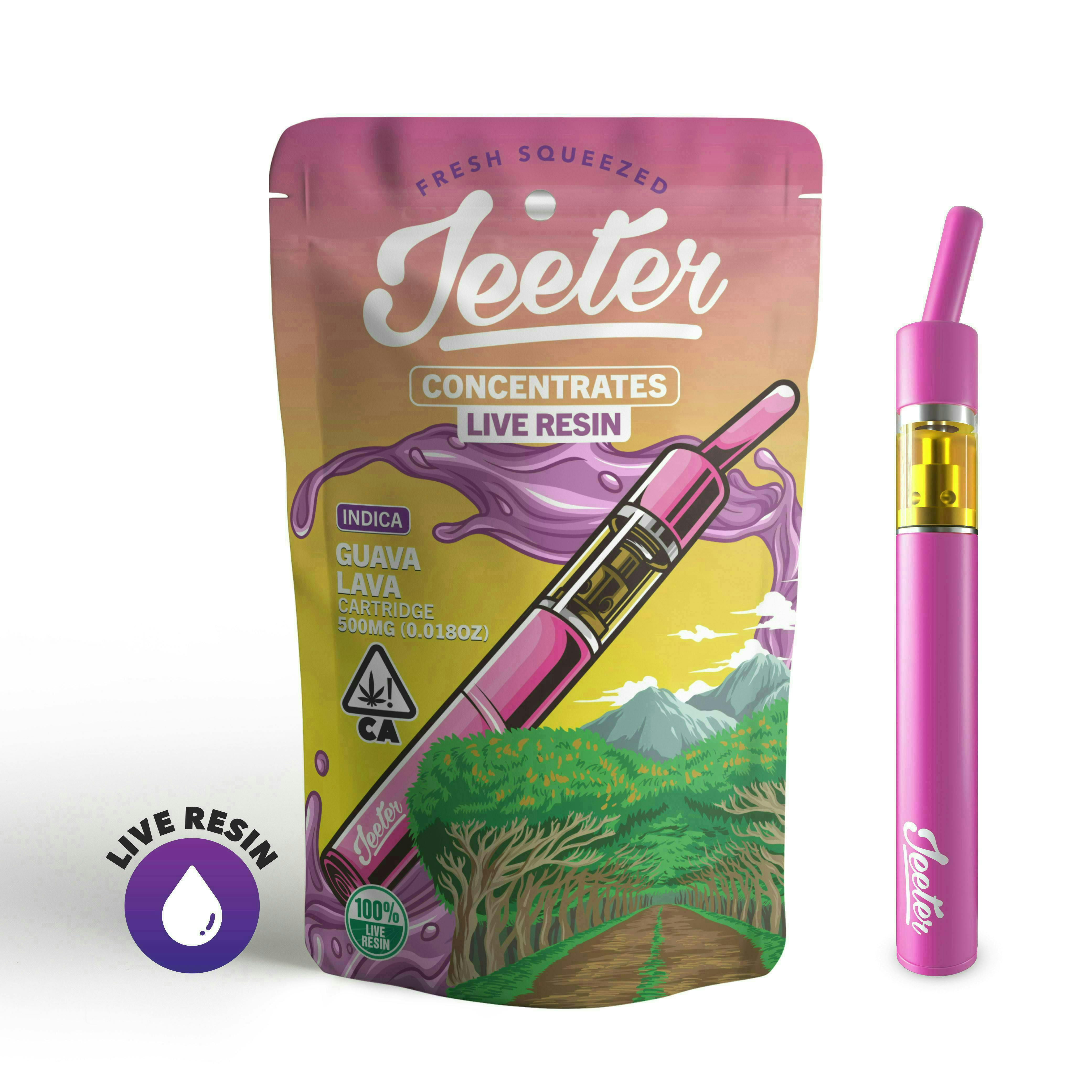 Jeeter - Jeeter | Guava Lava | Live Resin Straw Disposable | 0.5g - 1