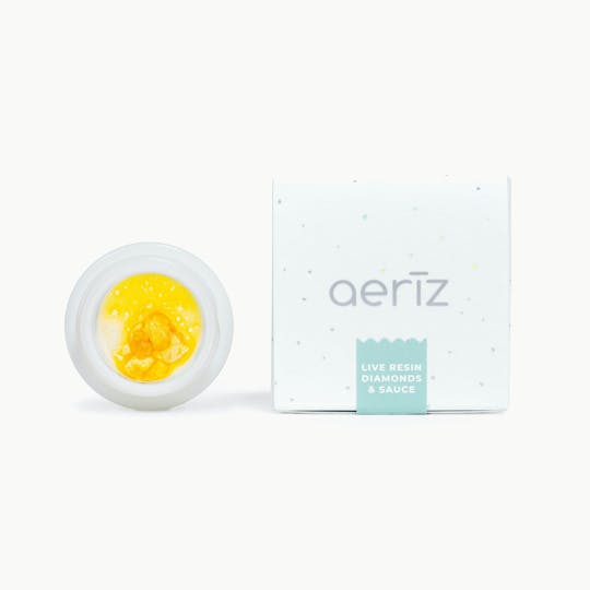Aeriz - White Peach Gelato Live Resin Diamonds and Sauce - 1