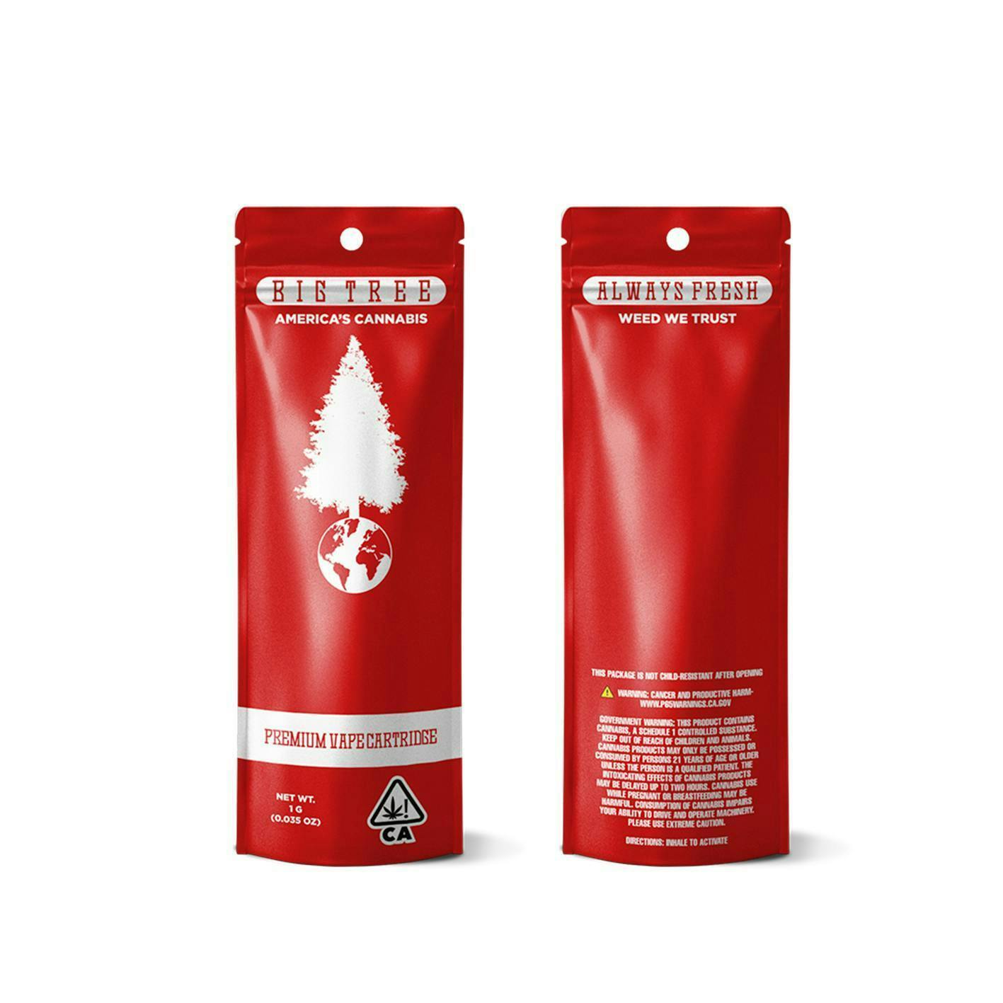 Big Tree - Cake Pop 1G Premium Vape Cartridge - 1