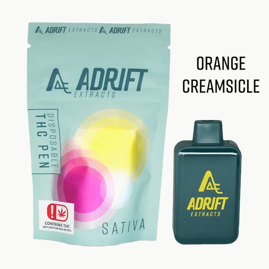 Sunday Extracts - Adrift Extracts - 3g Disposable - Orange Creamsicle - 1