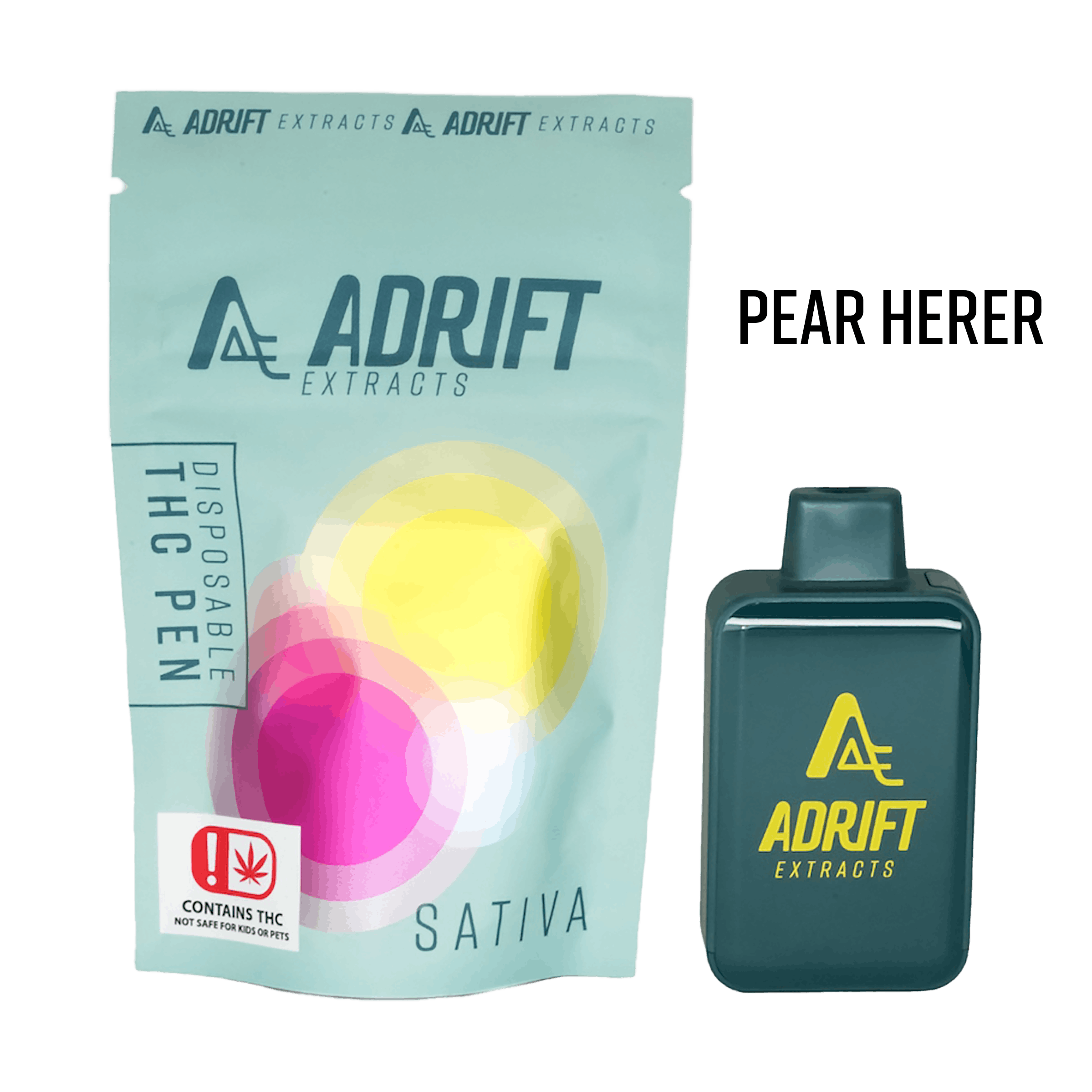 Sunday Extracts - Adrift Extracts - 3g Disposable - Pear Herer - 1