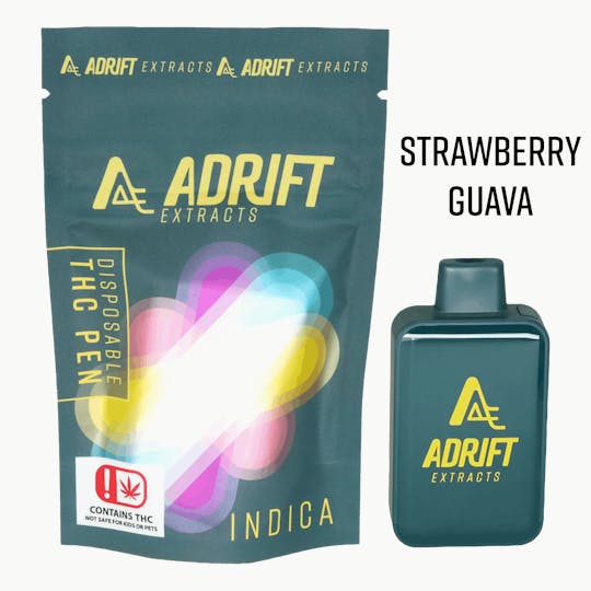 Sunday Extracts - Adrift Extracts - 3g Disposable - Strawberry Guava - 1