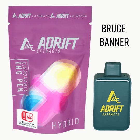Sunday Extracts - Adrift Extracts - 3g Disposable - Bruce Banner - 1