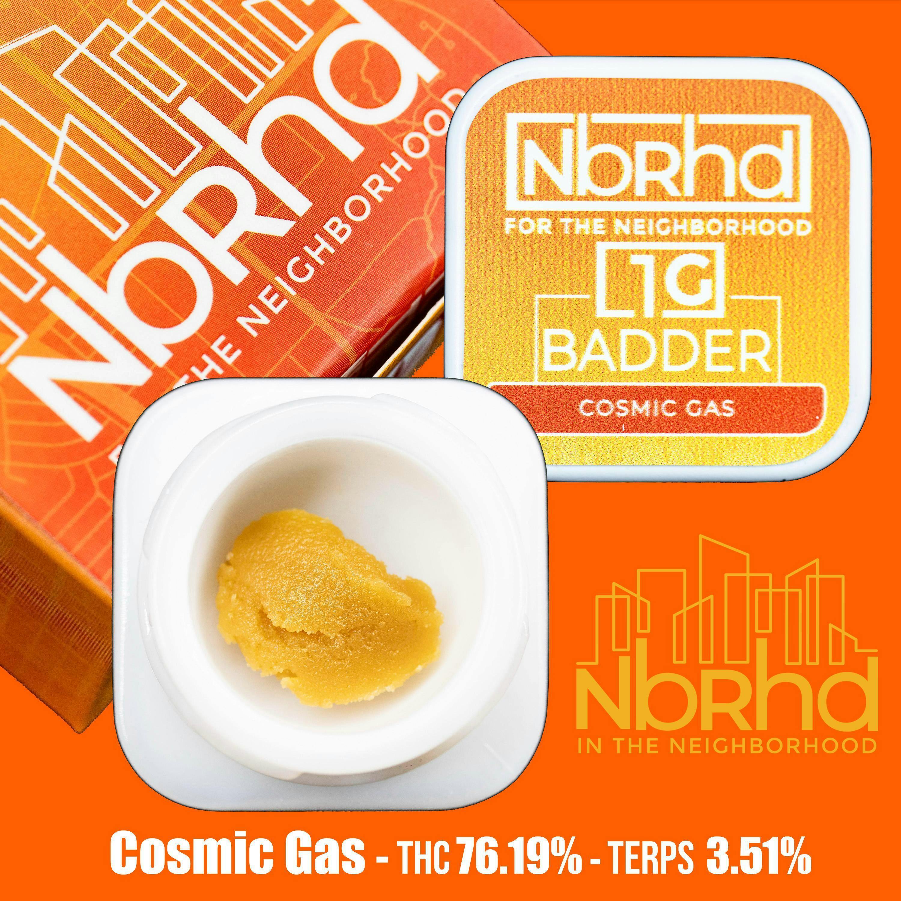 NBRHD - 4g Baller - Cosmic Gas - Badder - 1