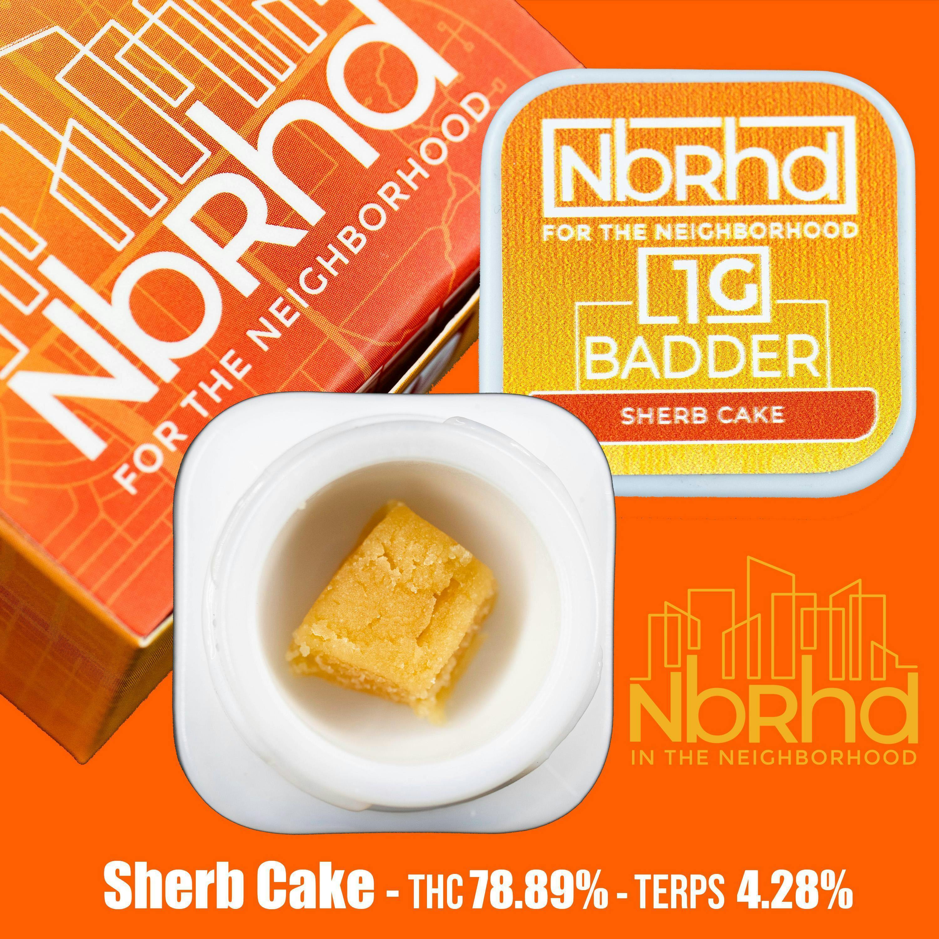 NBRHD - 4g Baller - Sherb Cake - Badder - 1