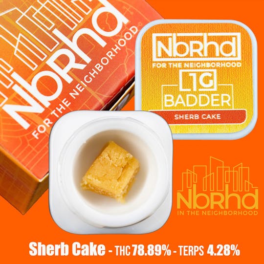 NBRHD - 4g Baller - Sherb Cake - Badder - 1