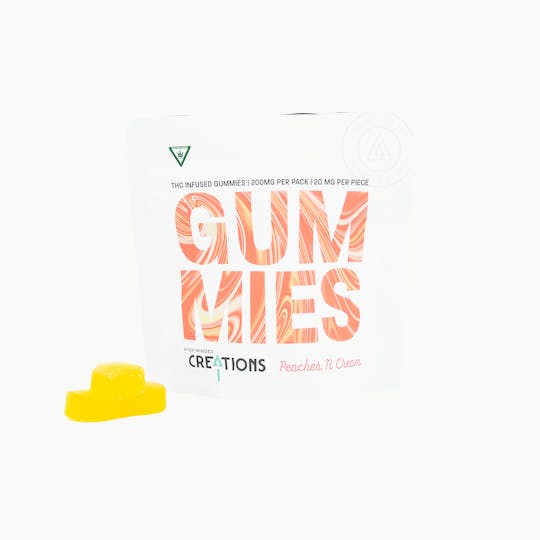 High Minded - Peaches N Cream Gummies - 200mg - 1