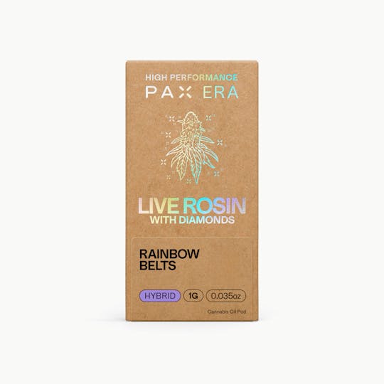 PAX - Live Rosin with Diamonds - Rainbow Belts 1g - 1