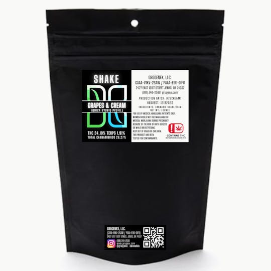 GroGenx - GroGenx - PRE-PACKAGED SHAKE - (1oz) - GRAPES & CREAM - 1