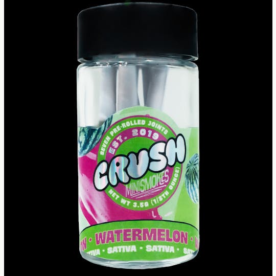 Crush Cannabis - Crush Cannabis ms - Watermelon - 7 pack pre-rolls total 3.5g - 1