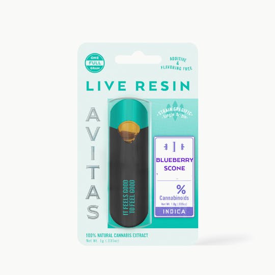 Avitas - Blueberry Scone Live Resin All In One 1g - 1