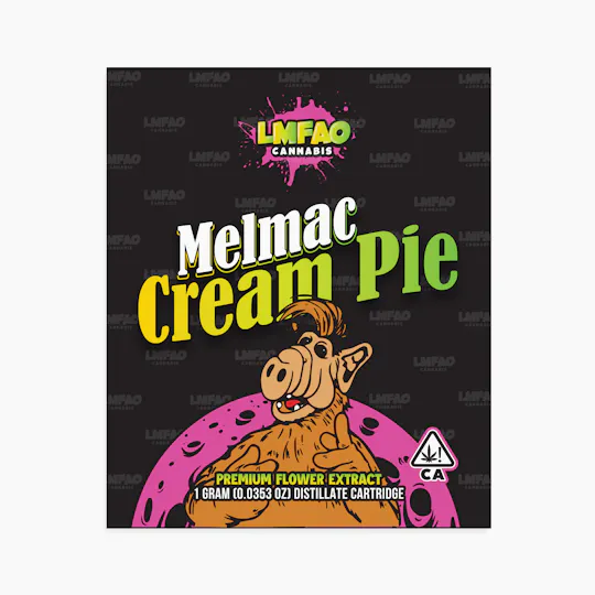 LMFAO Cannabis - Melmac Cream Pie 1g Distillate Cartridge - 1