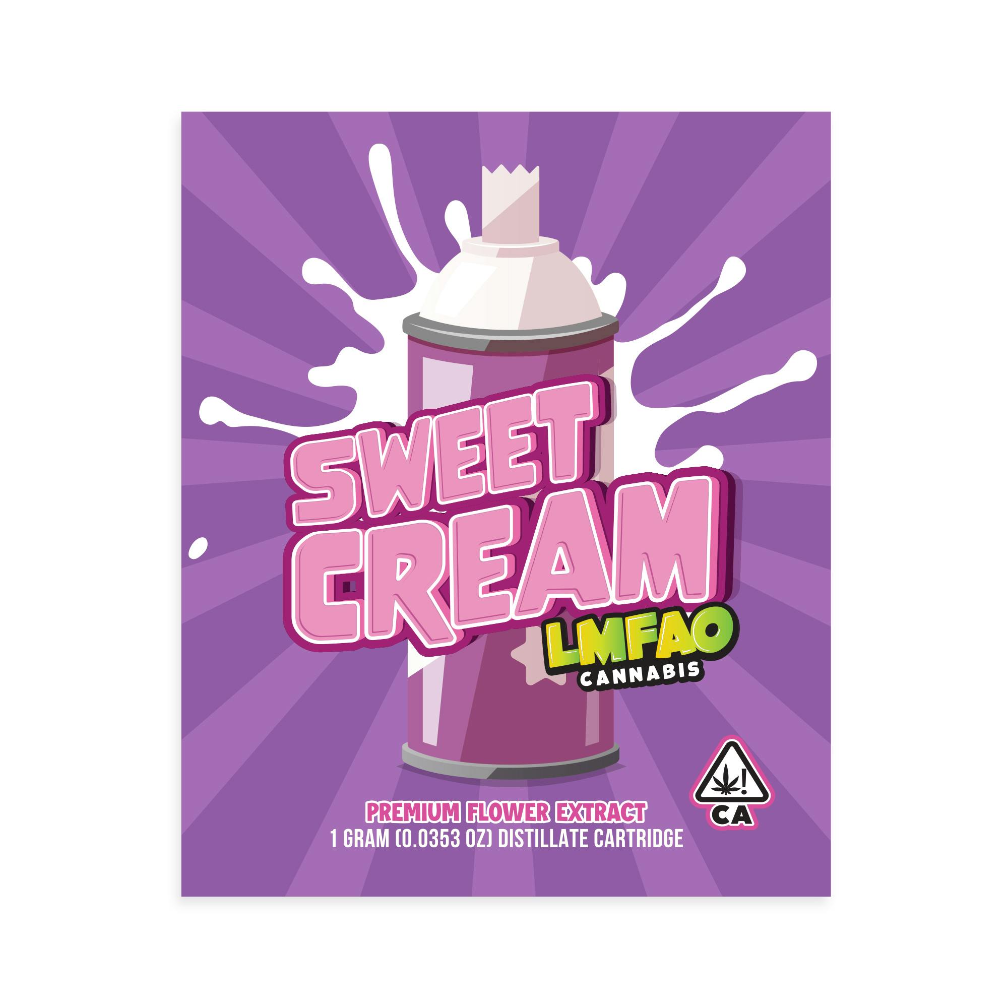 LMFAO Cannabis - Sweet Cream 1g Distillate Cartridge - 1