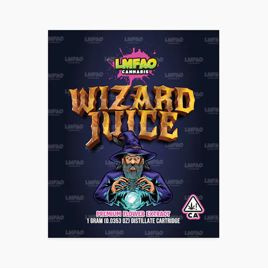 LMFAO Cannabis - Wizard Juice 1g Distillate Cartridge - 1