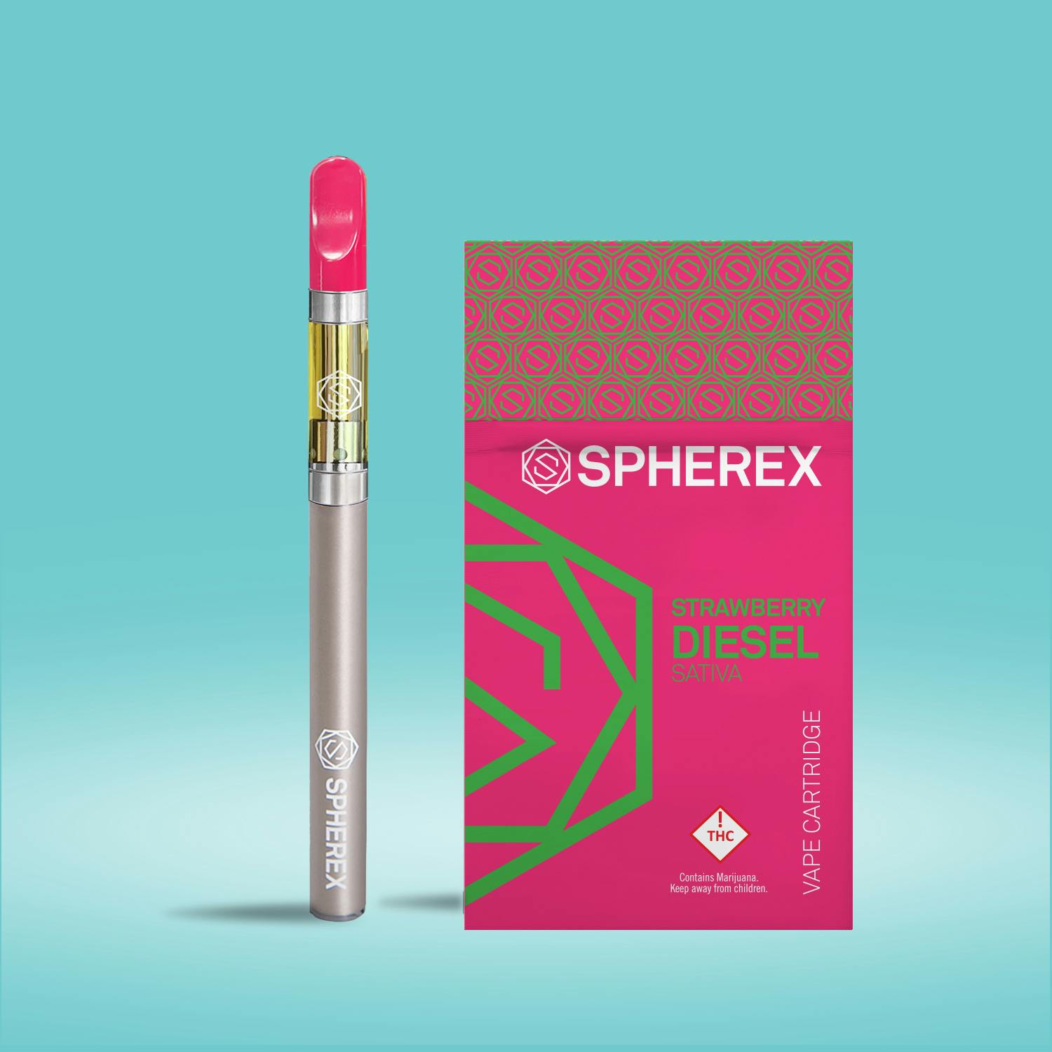 Spherex - Strawberry Diesel Distillate Vape - 1g - 1