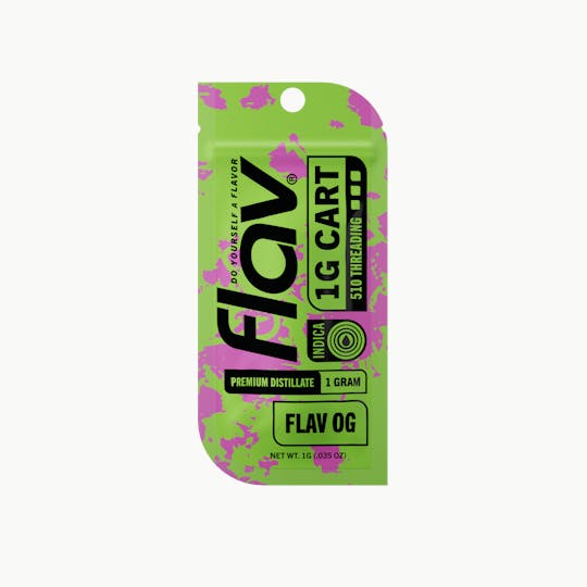 Flav - Vape - Cartridge - 1.0g - Distillate - Flav OG - Indica - 1