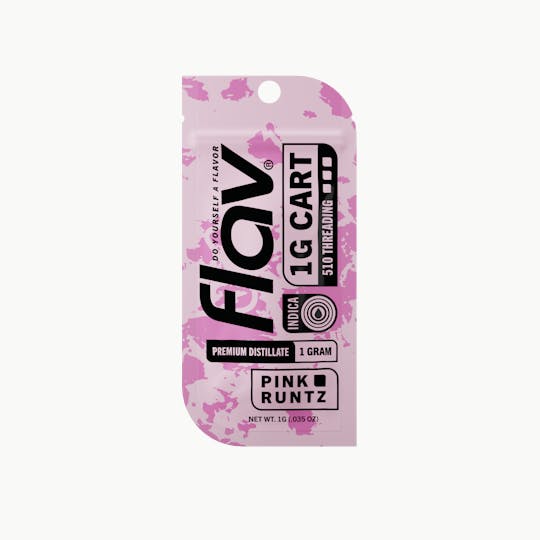 Flav - Vape - Cartridge - 1.0g - Distillate - Pink Runtz - Hybrid - 1
