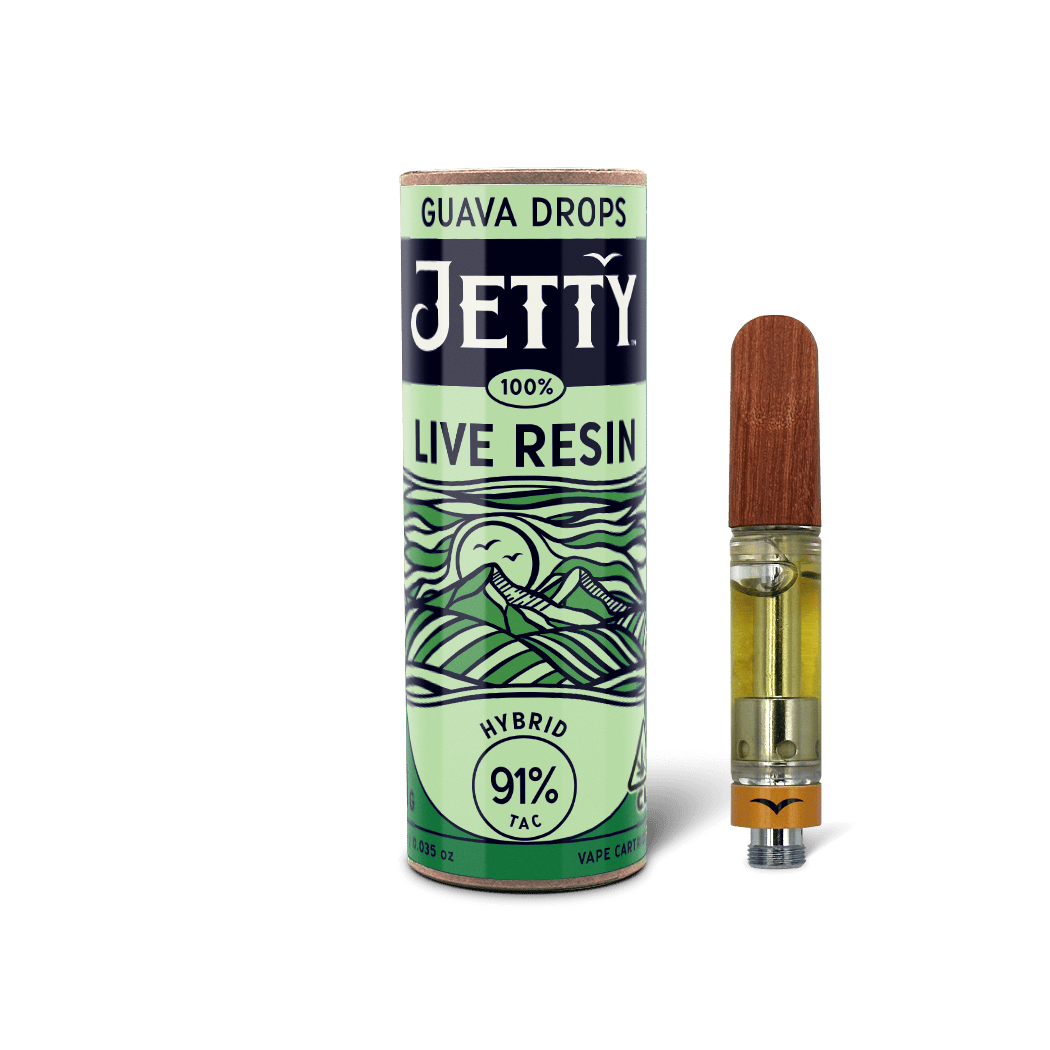 Jetty Extracts - Guava Drops | Live Resin Cartridge | 1g - 1