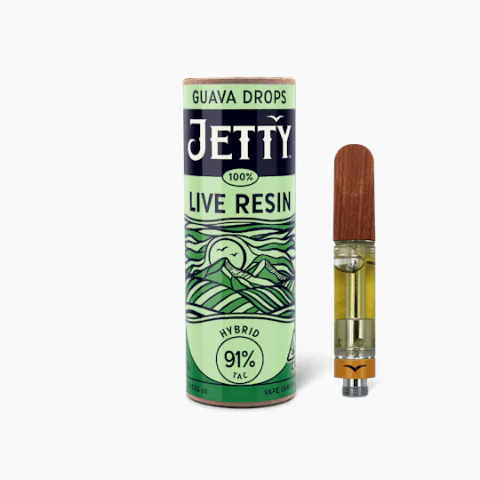 Jetty Extracts - Guava Drops | Live Resin Cartridge | 1g - 1
