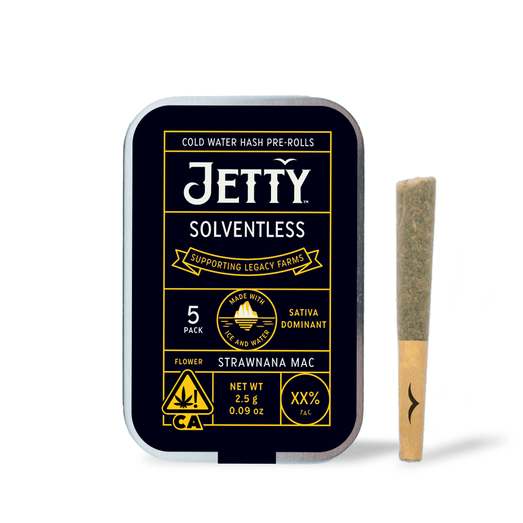 Jetty Extracts - Strawnana Mac | Live Rosin Infused Minis | 0.5g each | 5pk - 1