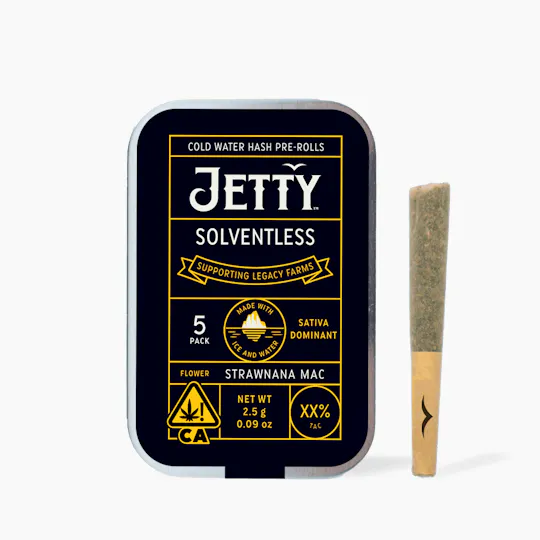 Jetty Extracts - Strawnana Mac | Live Rosin Infused Minis | 0.5g each | 5pk - 1