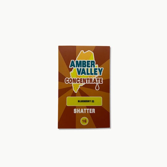 Indico - Blueberry 1g Shatter - Amber Valley - 1