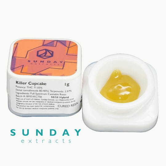Sunday Extracts - 1g Concentrate Killer Cupcake - 1