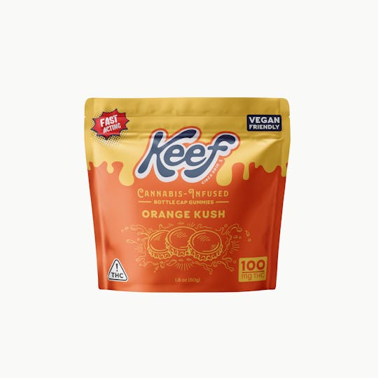 Keef Brands - Keef Bottle Cap Gummies Orange Kush - 1