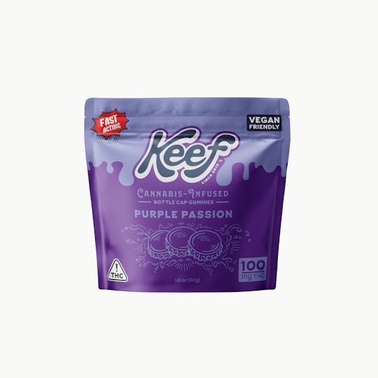 Keef Brands - Keef Bottle Cap Gummies Purple Passion - 1