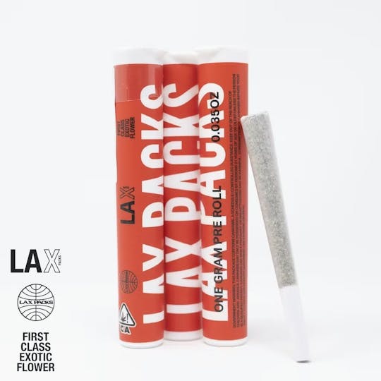 LAX PACKS - Bubble bath 1g non-infused pre-roll - 1
