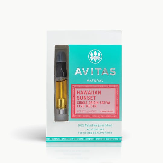 Avitas - Hawaiian Sunset Live Resin Cartridge 1g - 1