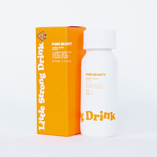 Pure Beauty - Little Strong Drink Mandarin Turmeric Ginger 5:1 CBD | 2.2 fl oz (65 ml) - 1