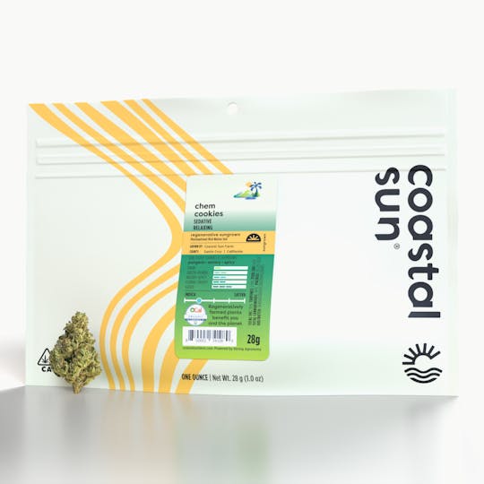 Coastal Sun - Chem Cookies Sungrown Flower 28g - 1