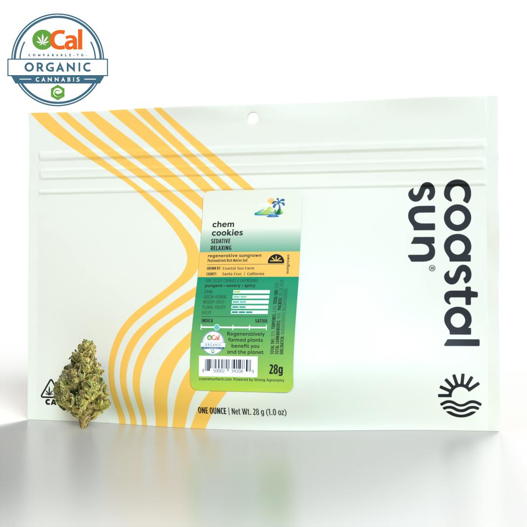Coastal Sun - Chem Cookies Sungrown Flower 28g - 1