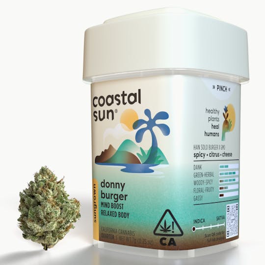 Coastal Sun - Donny Burger Sungrown Flower 7g - 1