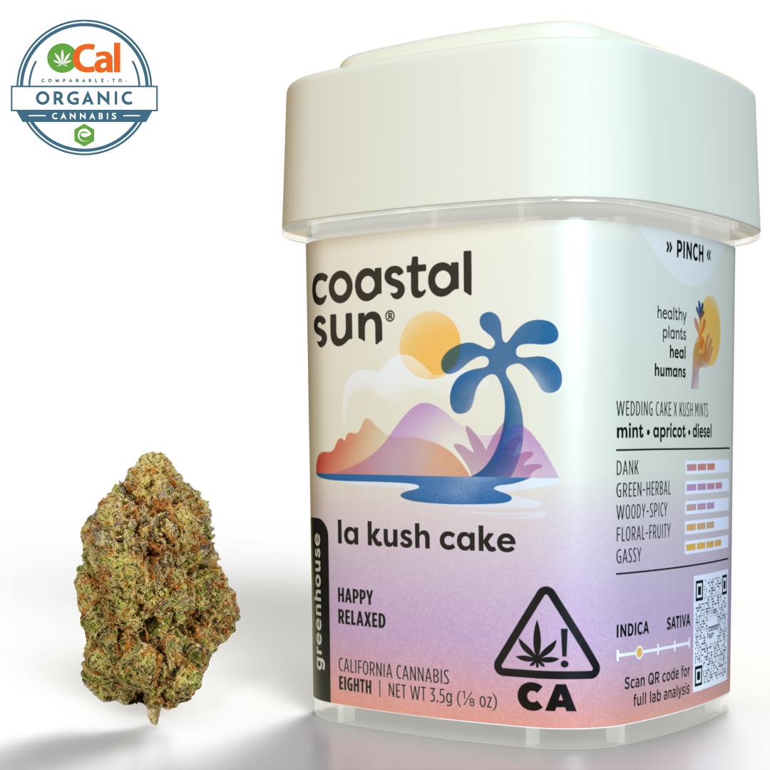 Coastal Sun - LA Kush Cake Greenhouse Flower 3.5g - 1