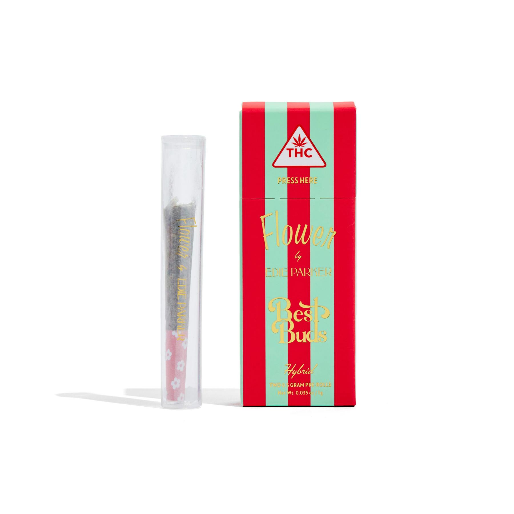 Flower by Edie Parker - Best Buds Pre-Roll Twin Pack | Happiest Hour | Hybrid - 1