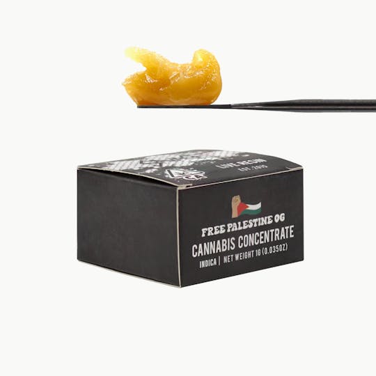 SAVAGE - Free Palestine OG 1g Live Resin Sugar - 1