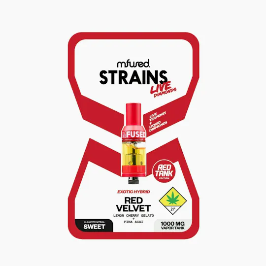 MFused - Red Velvet - STRAINS Live Diamonds RED Tank - 1