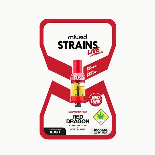 MFused - Red Dragon - STRAINS Live Diamonds RED Tank - 1
